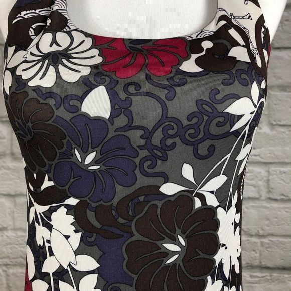 Athleta Turbocharge Grey, Navy, Burgundy, White Floral Active Tank - Picture 2 of 7